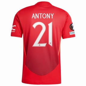 Airflow Channel System Comfortable Gear adidas Manchester United Authentic Antony Home Jersey w/ Europa League Patches 24/25 (MUFC Red/Bright Red)