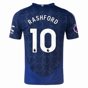 Ventilation Mesh Design adidas Manchester United Authentic Marcus Rashford Away w/ EPL Patch 24/25 (Night Indigo)