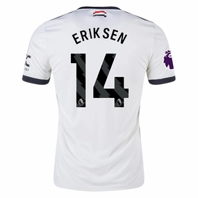 adidas Manchester United Christian Eriksen Third Jersey w/ EPL Patch 24/25 (Off White) Studio Fit