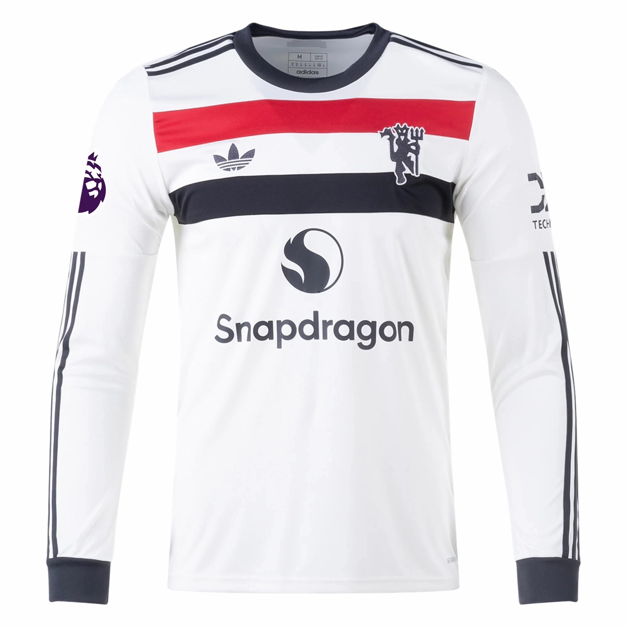adidas Manchester United Christian Eriksen Third Long Sleeve Jersey w/ EPL Patch 24/25 (Off White) Chill Days