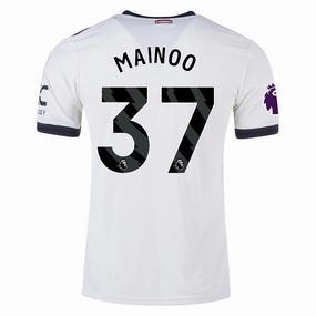 Relaxed Performance adidas Manchester United Kobbie Mainoo Authentic Third Jersey w/ EPL Patch 24/25 (Off White)