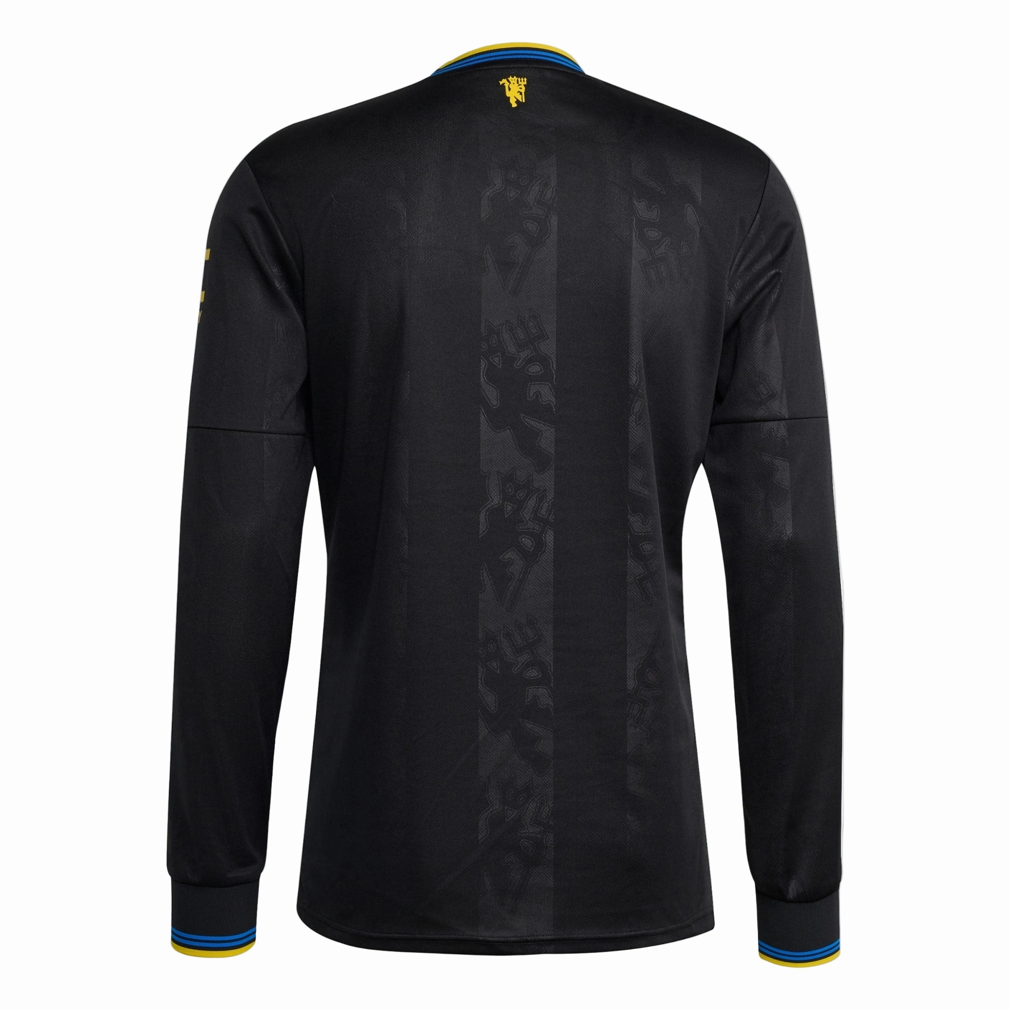 adidas Manchester United Long Sleeve Third Jersey 25/26 (Black) Quick Repair Yarn