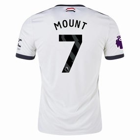 Hybrid Ply Construction adidas Manchester United Mason Mount Third Jersey w/ EPL Patch 24/25 (Off White)
