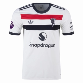 Versatile Fit Chic Design adidas Manchester United Third Jersey w/ EPL Patch 24/25 (Off White)