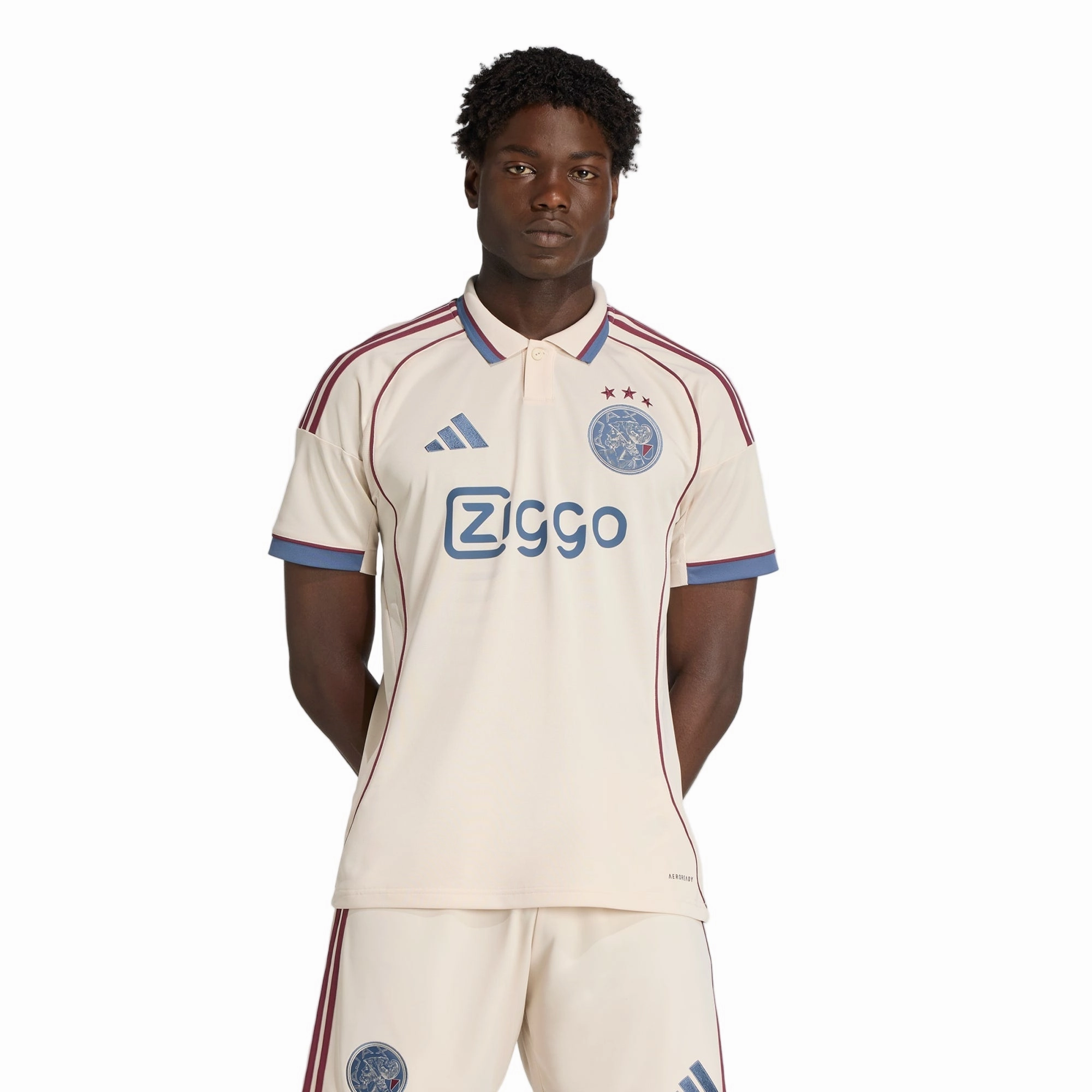 adidas Men's Ajax Amsterdam 25/26 Third Jersey (Halivo) Stretchable Side Inserts Athletic Form