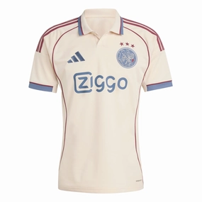 Active Stretch Clean Finish adidas Men's Ajax Amsterdam 25/26 Third Jersey (Halivo)