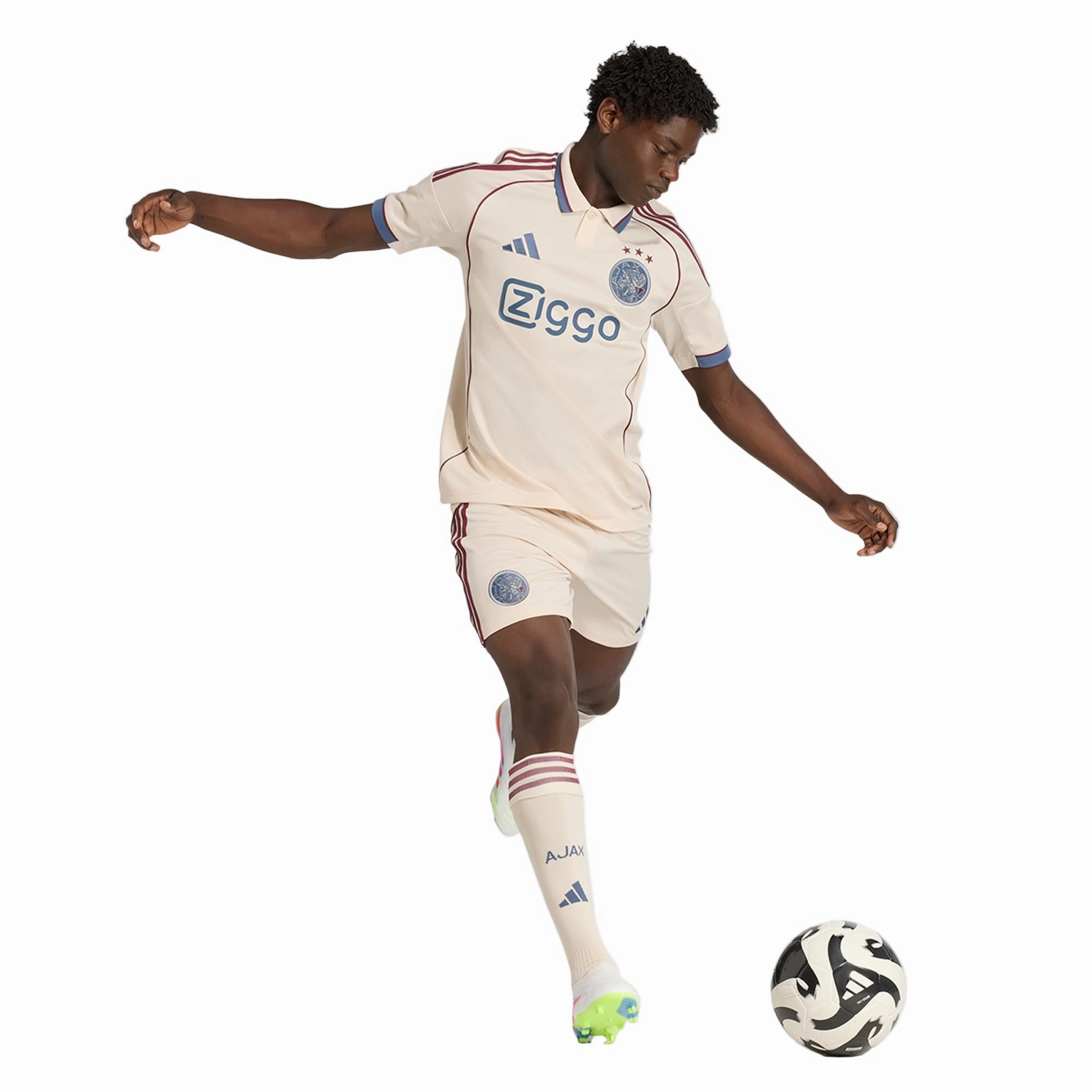 Layered Panel Construction Warm Day Wear adidas Men's Ajax Amsterdam 25/26 Third Jersey (Halivo)