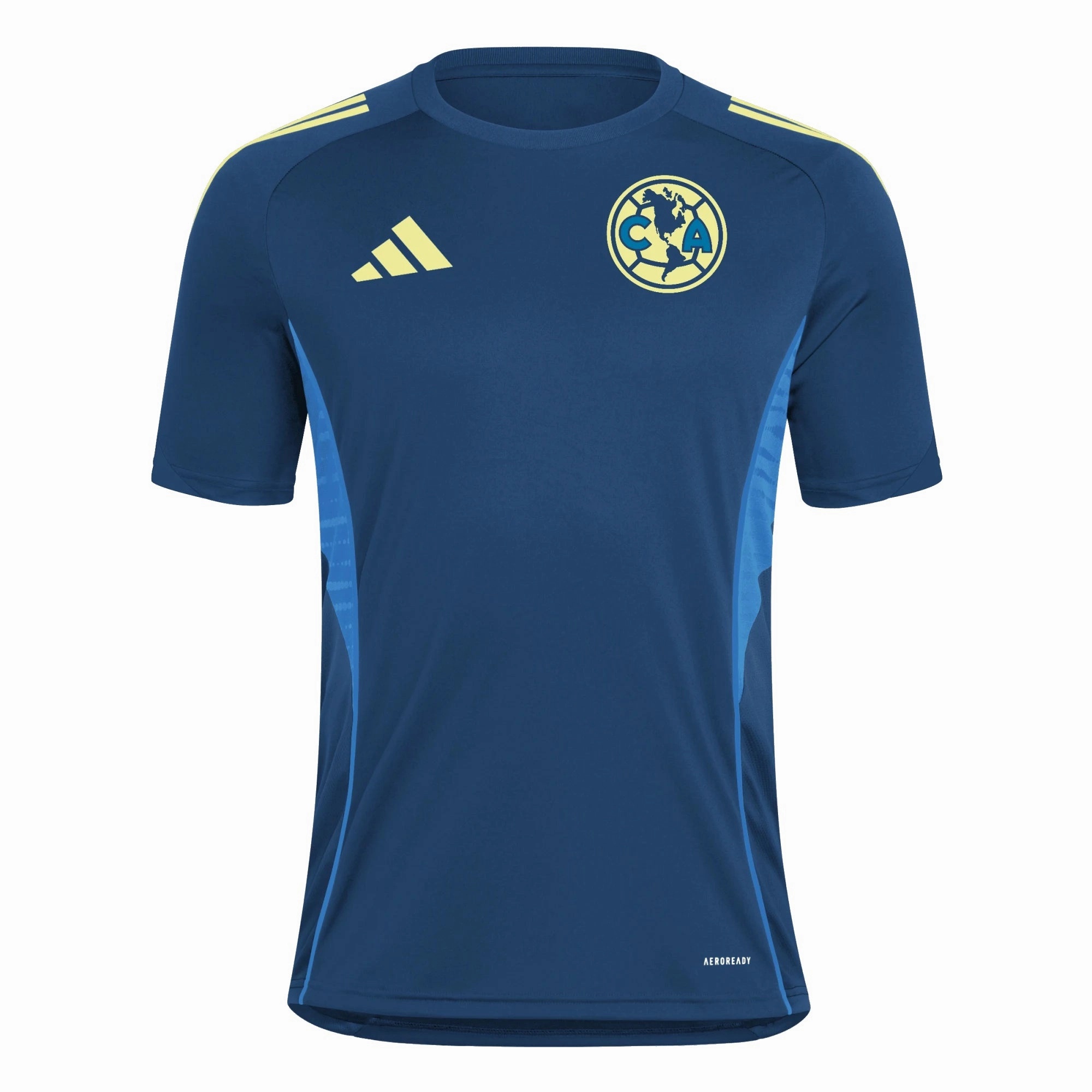 adidas Men's Club Am??rica Tiro 25 Training Jersey (Navy/Yellow) Oversized Fit