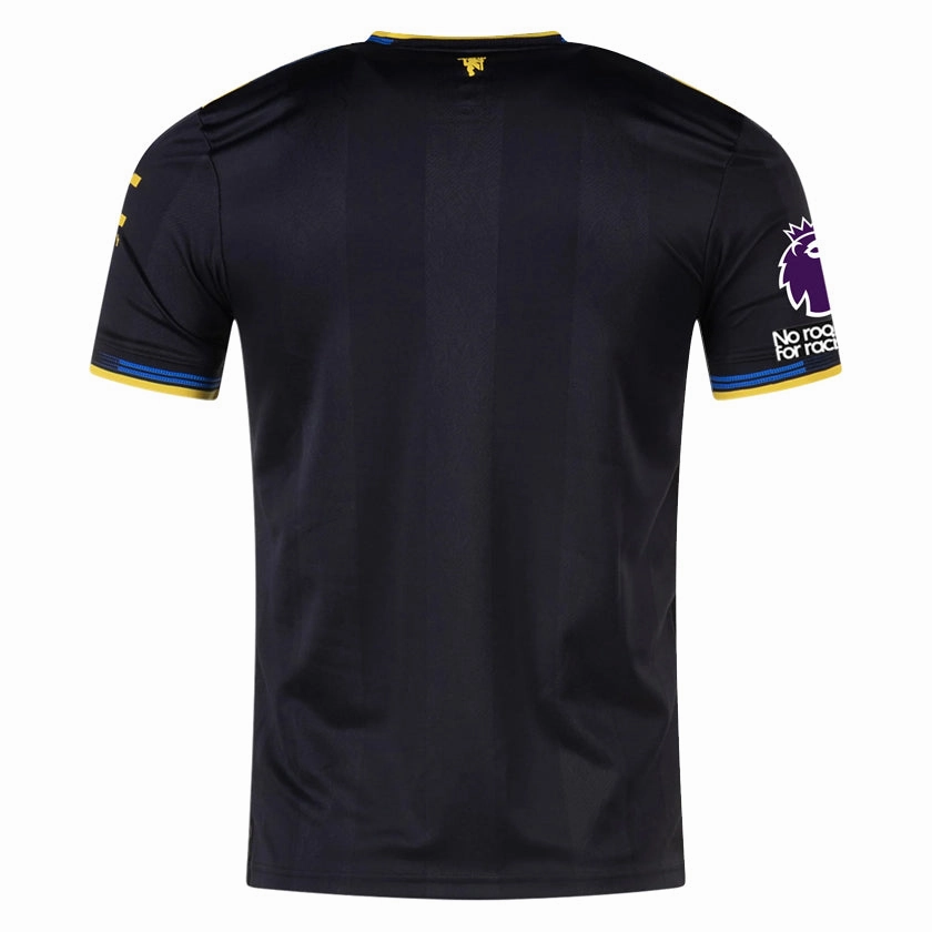 Training Wear adidas Men's Manchester United Authentic Third Jersey 25/26 w/ NRFR   EPL Patches (Black)