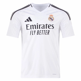 Color Blocked adidas Men's Real Madrid Home Jersey 24/25 (White/Black)