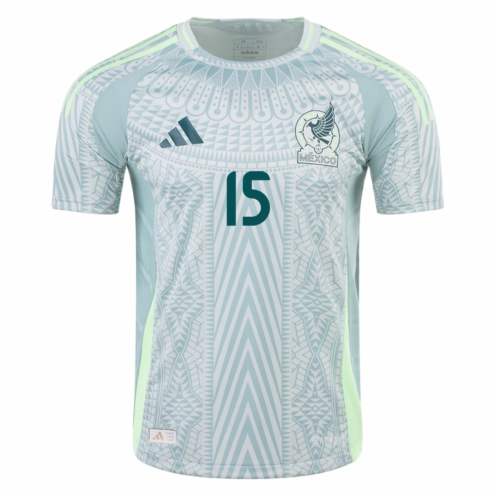 Thermal Insulation Layer adidas Mens Mexico Authentic Uriel Antuna Away Jersey 24/25 (Linen Green)