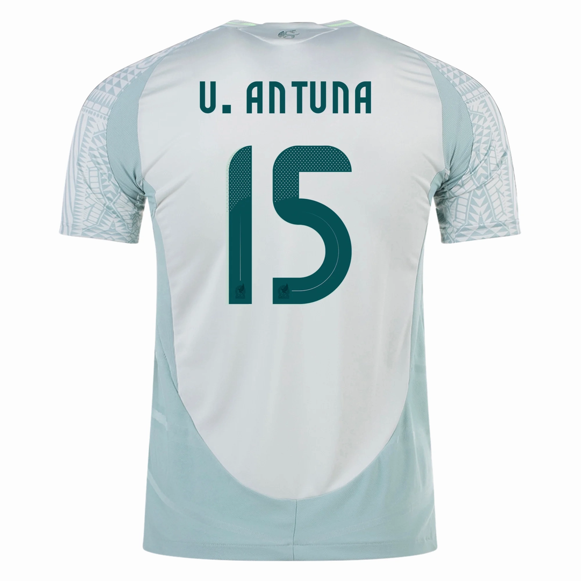 adidas Mens Mexico Authentic Uriel Antuna Away Jersey 24/25 (Linen Green) Ultra lightweight Fast Release Moisture