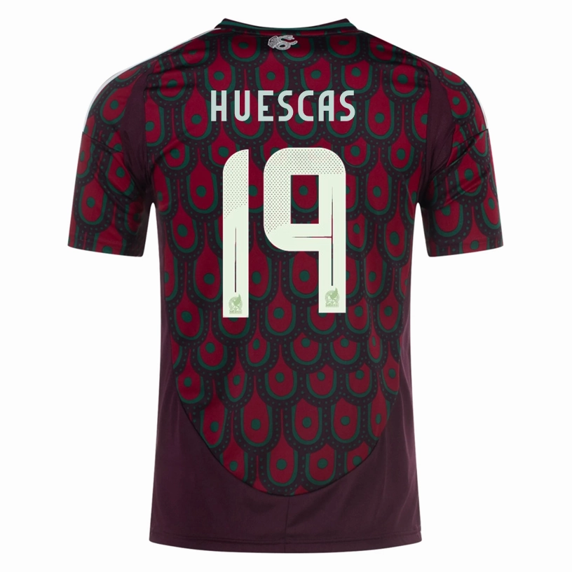Mesh Paneling Wind Resistant Coating Adidas Mens Mexico Huescas Home Jersey 24/25 (Multicolor)