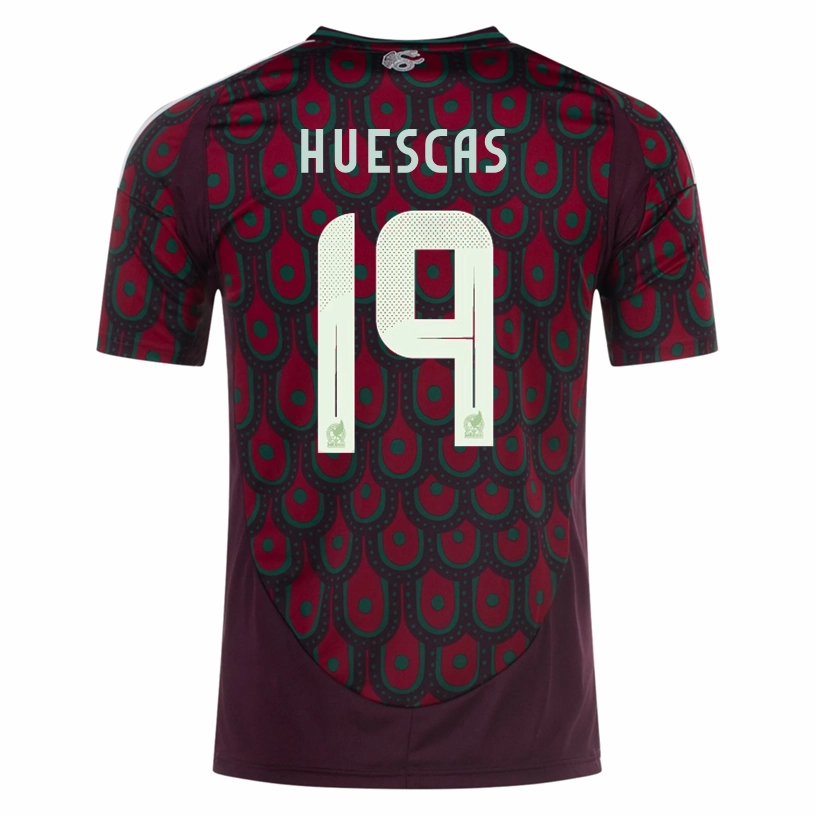 Minimal Design Adidas Mens Mexico Huescas Home Jersey 24/25 (Multicolor)