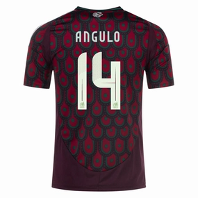Adidas Mens Mexico Jesus Angulo Home Jersey 24/25 (Multicolor) All-Purpose Gear Double Layered Edge Reinforcement