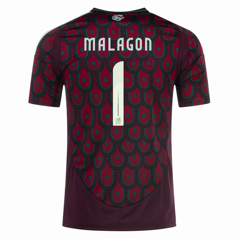 Ergonomic Articulated Fit Friction Free Hemline Design Adidas Mens Mexico Luis Malagon Home Jersey 24/25 (Multicolor)