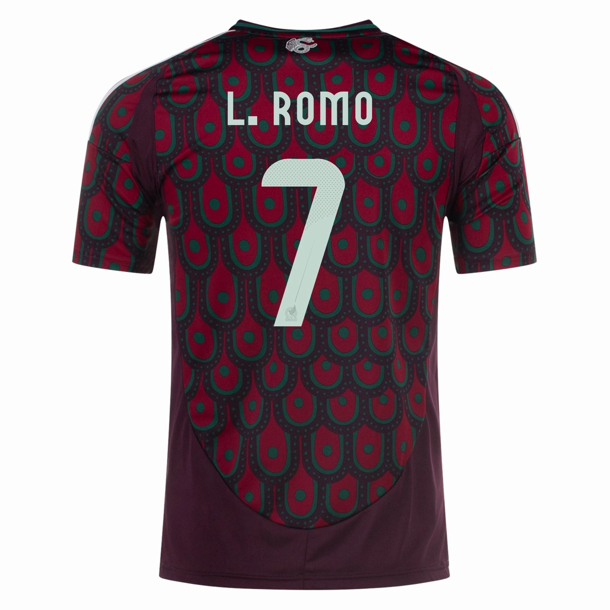 Adidas Mens Mexico Luis Romo Home Jersey 24/25 (Multicolor) Hydrophobic Finish