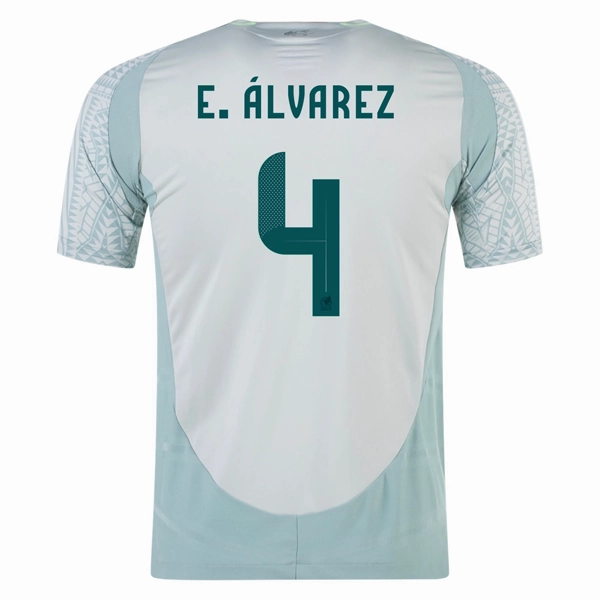 Layered Thermal Protection adidas Mexico Edson ??lvarez Away Jersey 24/25 (Linen Green)