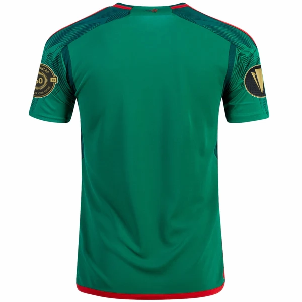 Non Restrictive Silhouette adidas Mexico Home Jersey w/ Gold Cup Patches 22/23 (Vivid Green)