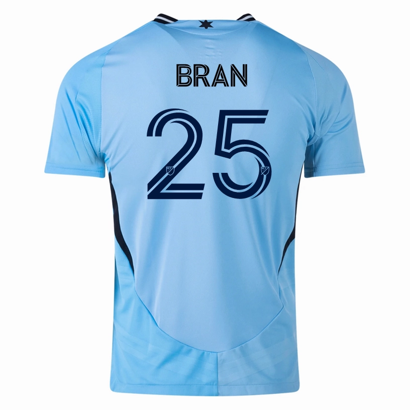 Ventilated Mesh Panel Garment Dyed Finish adidas Minnesota United Authentic Alejandro Bran Away Jersey 25/26 (Zenith Blue)
