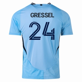 warm weather adidas Minnesota United Authentic Julian Gressel Away Jersey 25/26 (Zenith Blue)