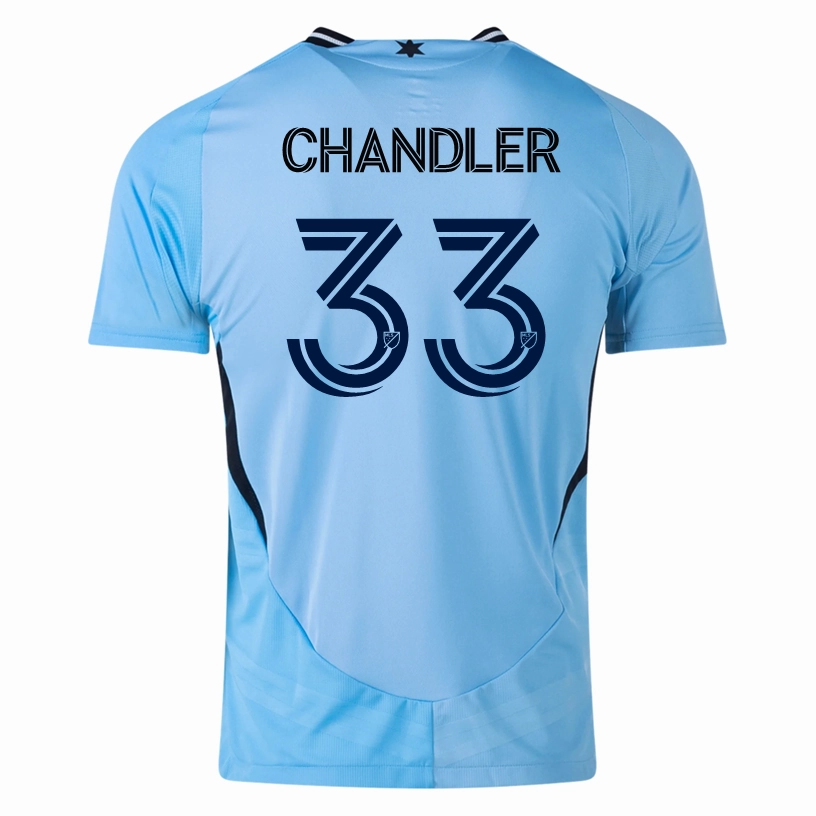 adidas Minnesota United Authentic Kieran Chandler Away Jersey 25/26 (Zenith Blue) Unisex Apparel Bold Trim