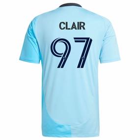Temperature Regulating Fabric adidas Minnesota United  Dayne St. Clair Away Jersey 25/26 (Zenith Blue)