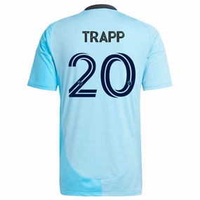 Breeze Control Lightweight Construction adidas Minnesota United Will Trapp Away Jersey 25/26 (Zenith Blue)
