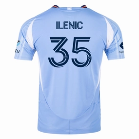 Multi Directional Breathability adidas Mitja Ileni? New York City FC Authentic Home Jersey 25/26 w/ MLS Patches (Bahia Light Blue)