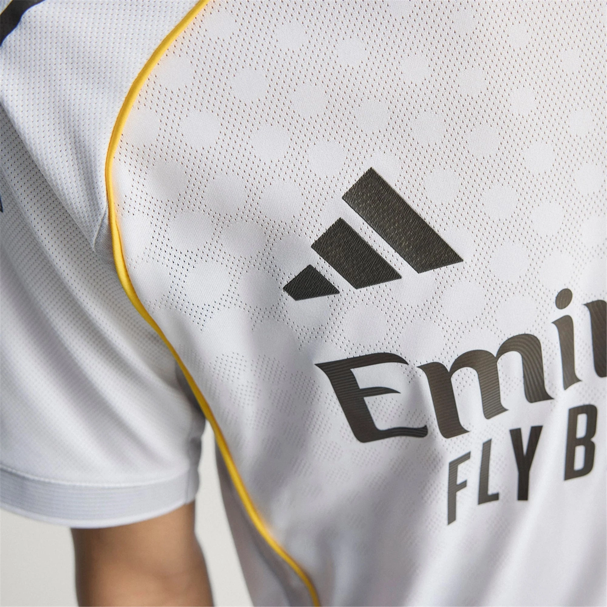 adidas Modric Special Edition Real Madrid Authentic Home Jersey 25/26 w/ Champions League Patches (White) Classic Feel