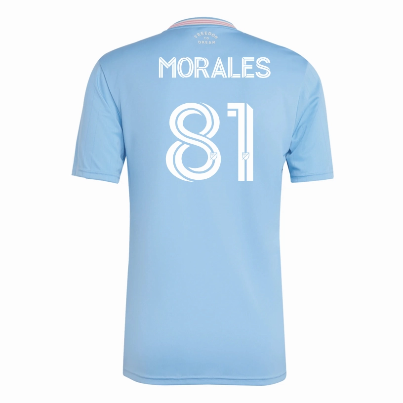 adidas Morales Originals Inter Miami CF 25/26 Third Jersey (Blue) Tight Feel Outdoor Wear