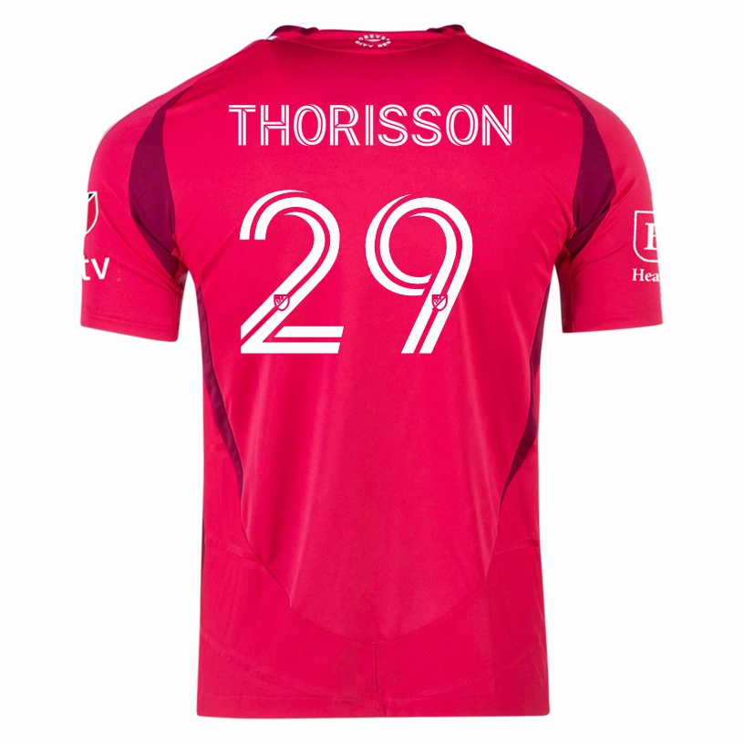 adidas N?kkvi Th??risson St. Louis FC Authentic Home Jersey 25/26 (Power Pink) Fast Wear Durable Double Stitched