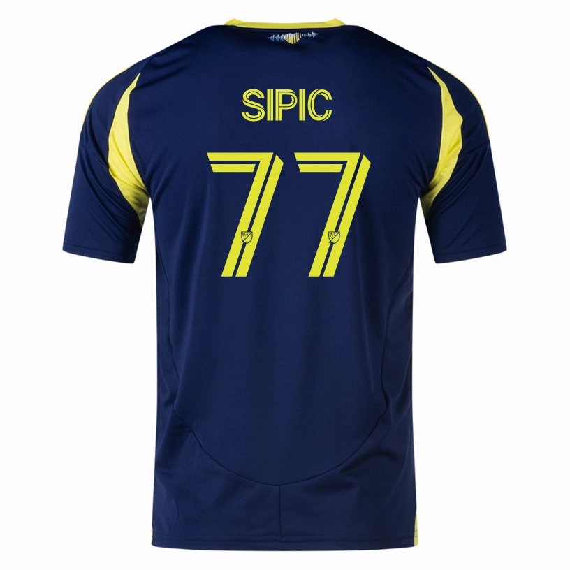adidas Nashville Adem Sipic Away Jersey 25/26 (Tena Blue) Abrasion Resistant Finish Durable Double Stitched Seams