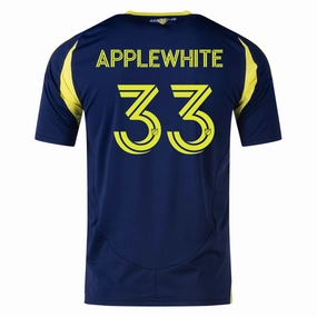 Minimalist Raglan Sleeve adidas Nashville Chris Applewhite Away Jersey 25/26 (Tena Blue)