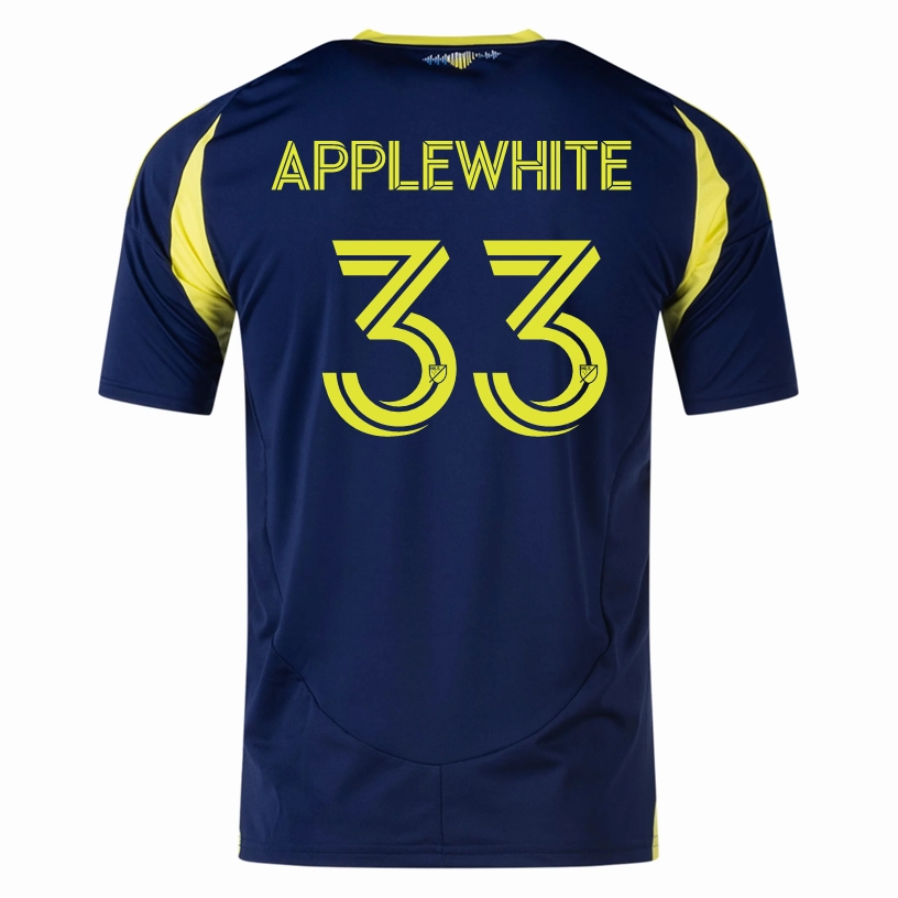 Minimalist Raglan Sleeve adidas Nashville Chris Applewhite Away Jersey 25/26 (Tena Blue)