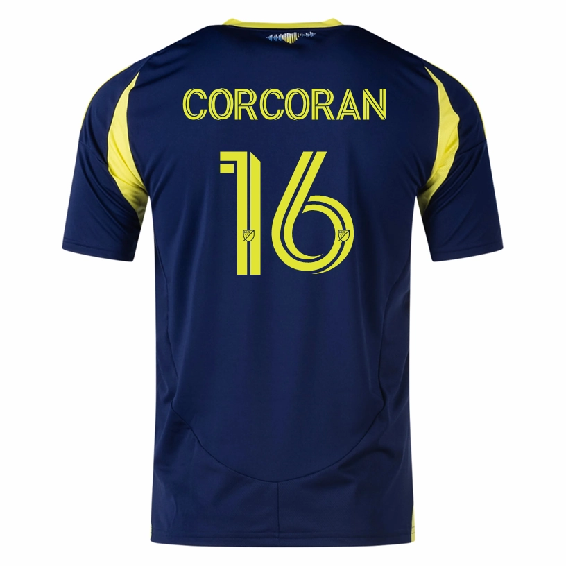 adidas Nashville Matthew Corcoran Away Jersey 25/26 (Tena Blue) Comfort Fit Collar