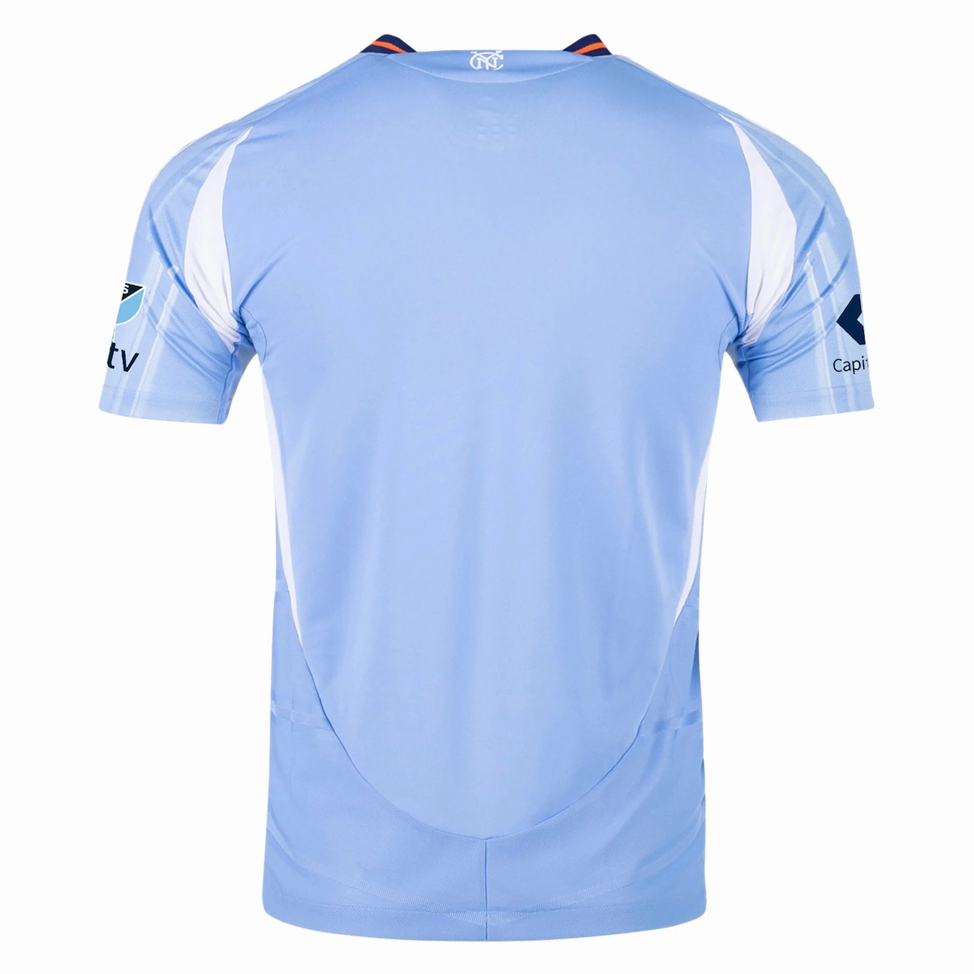 adidas New York City FC Authentic Home Jersey 25/26 w/ MLS Patches (Bahia Light Blue) Micro Perforated Ventilation