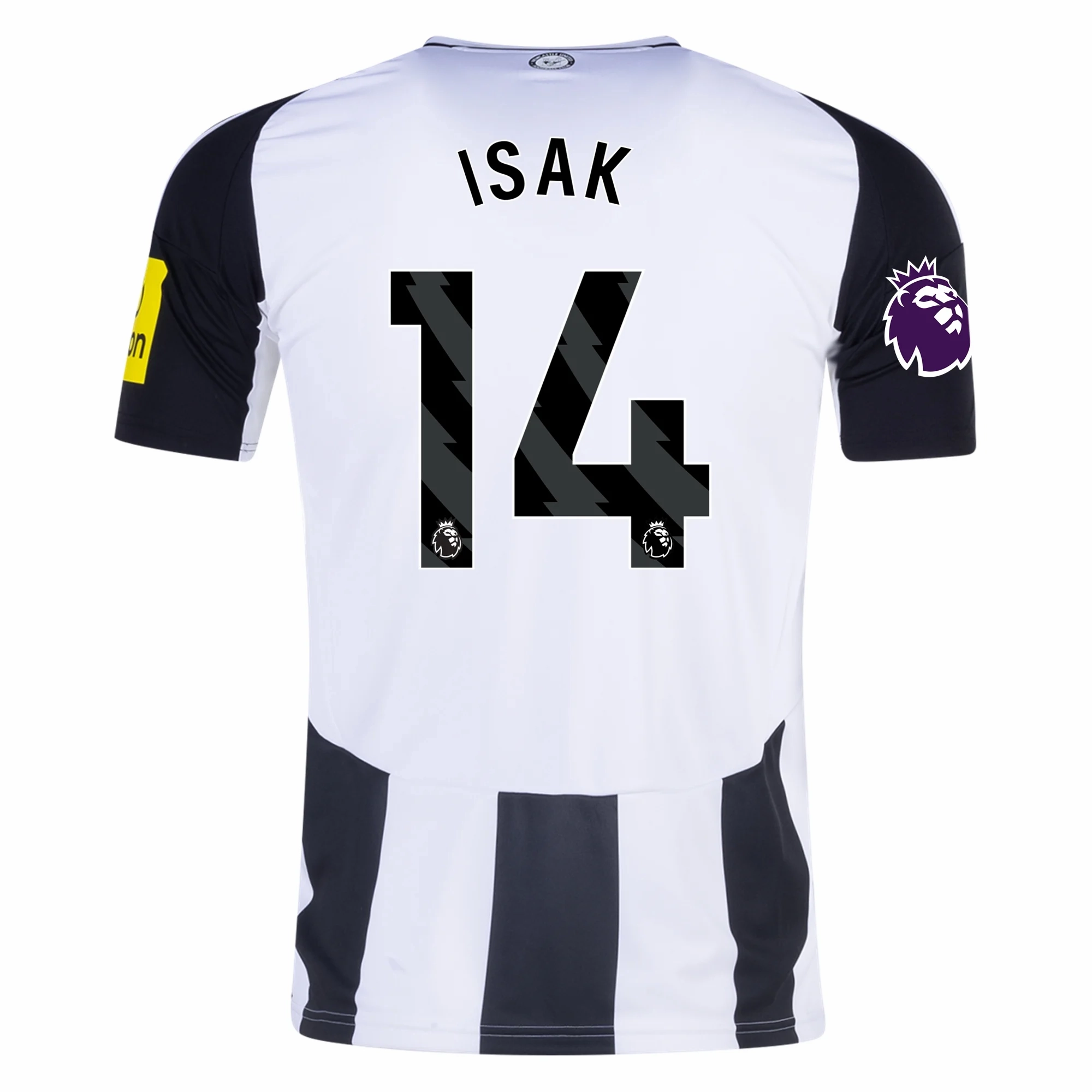 Antibacterial Fiber Blend All Sport Fit adidas Newcastle United Alexander Isak Home Jersey w/ EPL Patch 24/25 (Black/White)