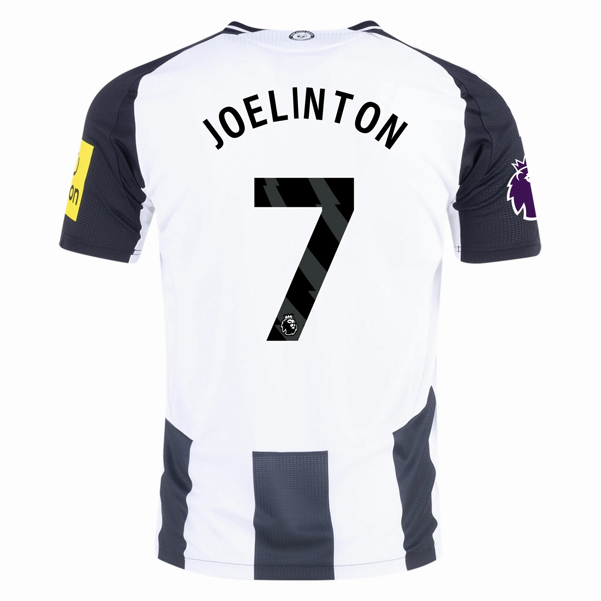 Adidas Newcastle United Authentic Joelinton Home Jersey w/ EPL Patch 24/25 (Black/White) Daily Active