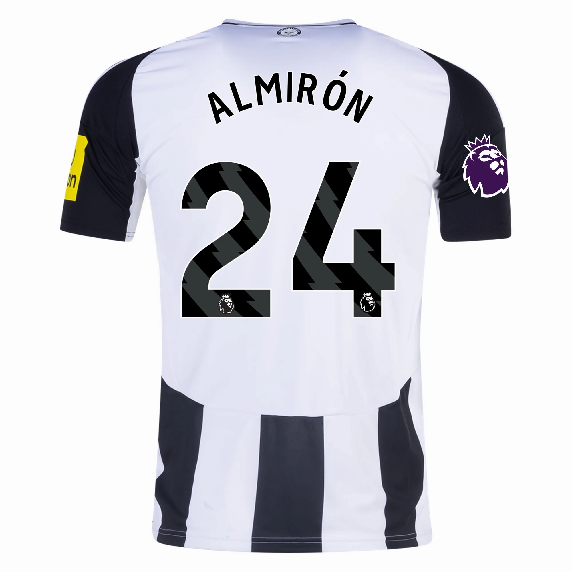 Quick Repair Yarn Advanced Elasticity Fibers adidas Newcastle United Miguel Almir??n Home Jersey w/ EPL Patch 24/25 (Black/White)