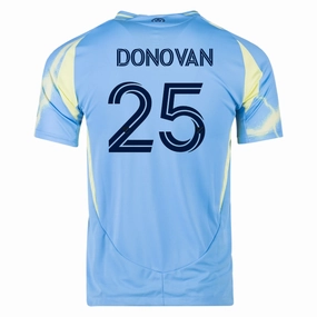 adidas Philadelphia Union Chris Donovan Authentic Away Jersey 25/26 (Blue/Yellow) Agility Wear Wrinkle resistant fabric