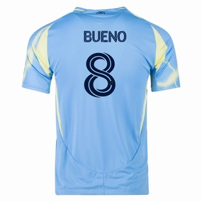 adidas Philadelphia Union Jesus Bueno Authentic Away Jersey 25/26 (Blue/Yellow) Durable Polyester Blend