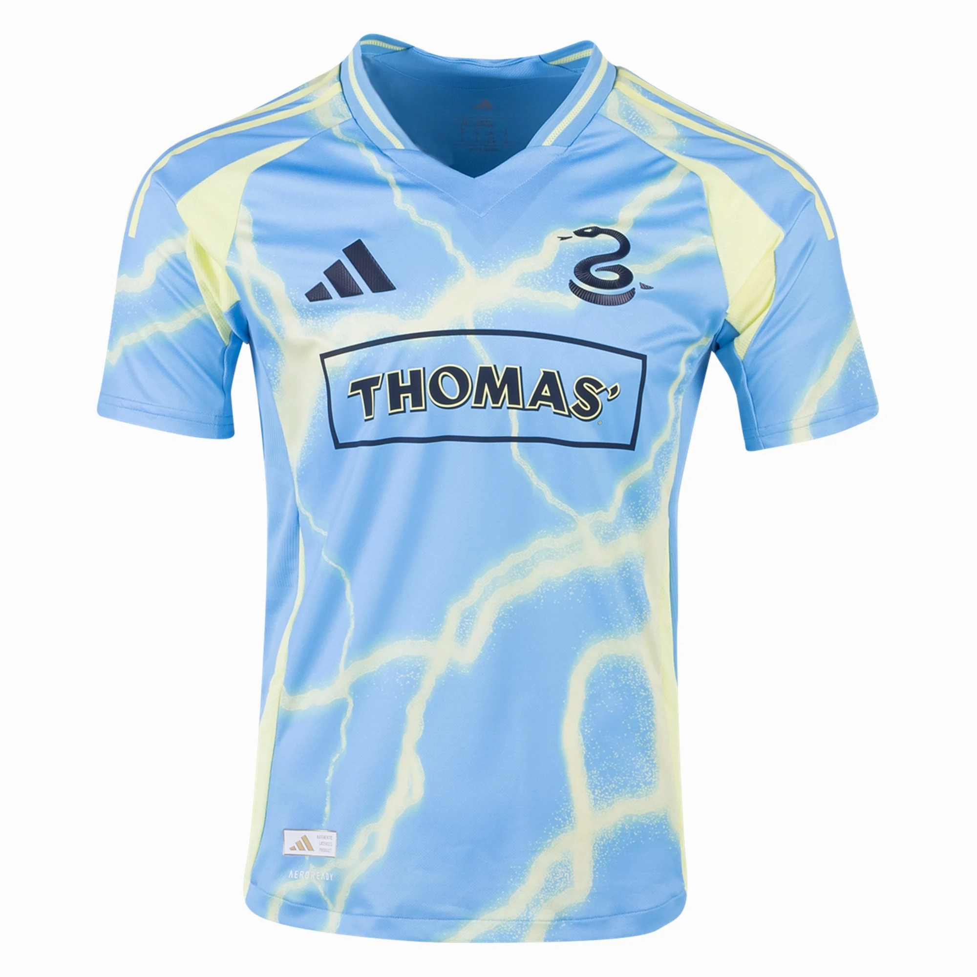 adidas Philadelphia Union Mikael Uhre Authentic Away Jersey 25/26 (Blue/Yellow) Dynamic Performance Comfort-Based Gear