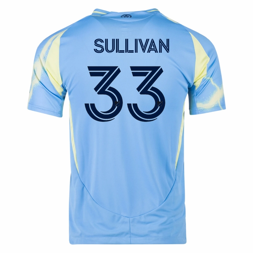 Variable Density Knitting Wrinkle resistant fabric adidas Philadelphia Union Quinn Sullivan Authentic Away Jersey 25/26 (Blue/Yellow)