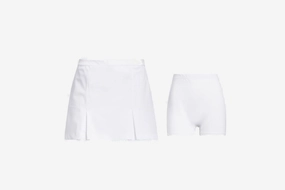 Adidas "Adidas x Bogey Boys Skort" W - White Reinforced Hemlines