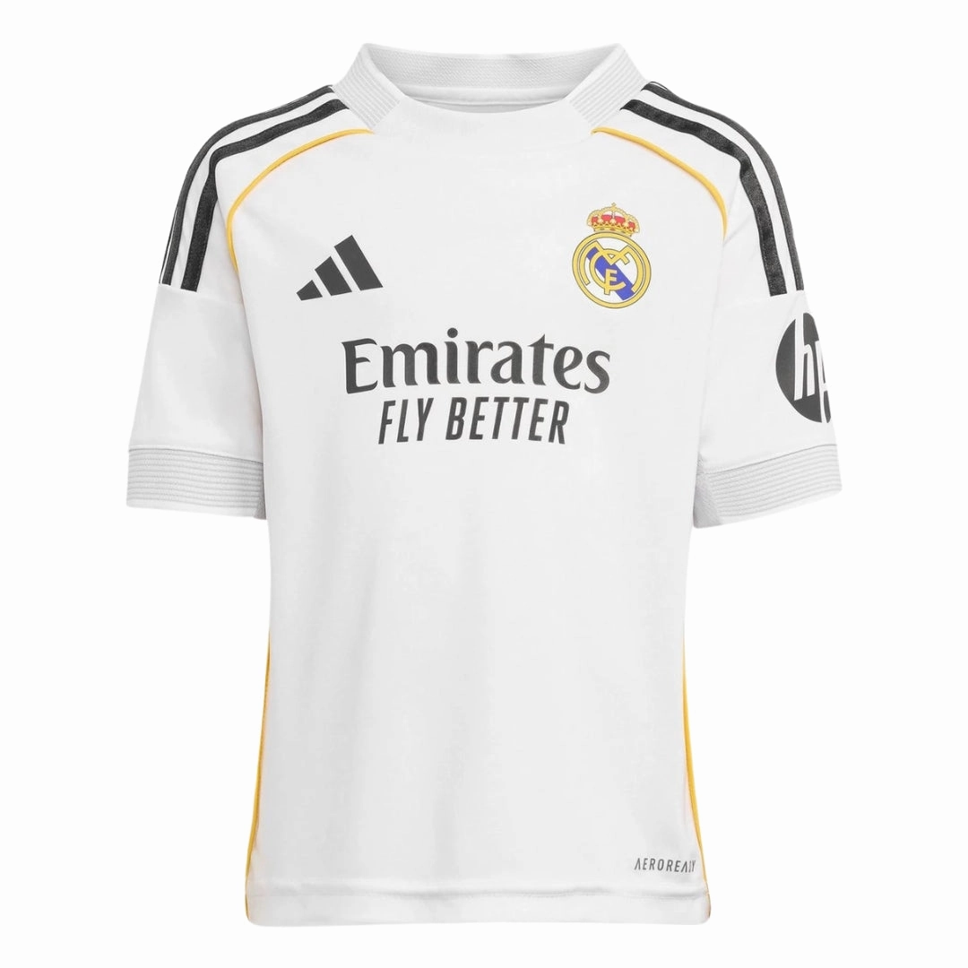 Breeze Control adidas Real Madrid 25/26 Mini Home Jersey (White)
