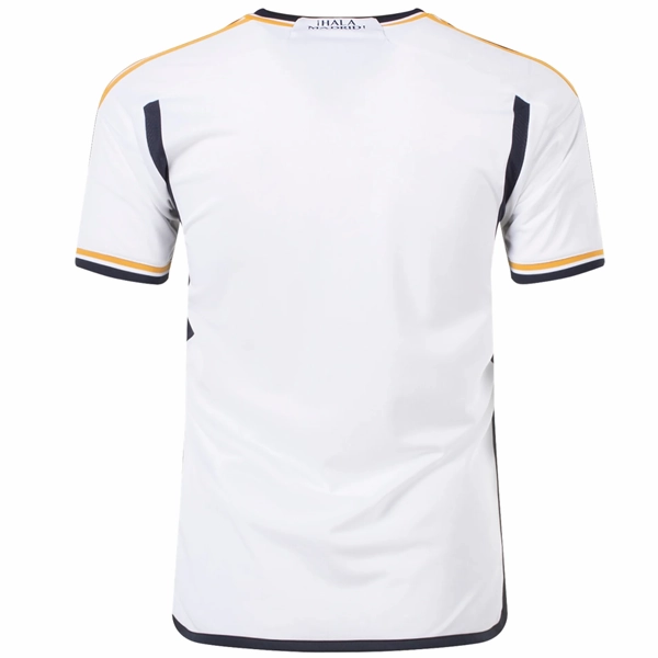 adidas Real Madrid Home Jersey 23/24 (White) Quick Adjust Crisp Look