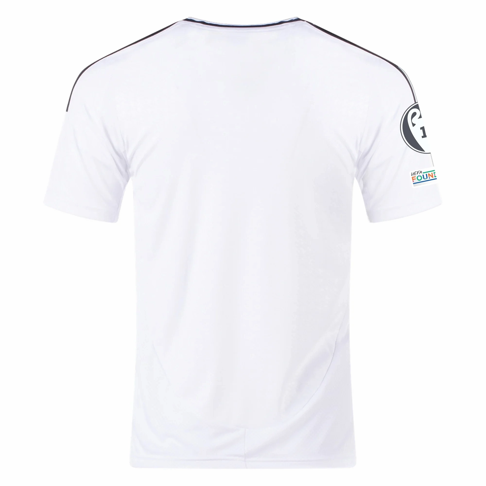 adidas Real Madrid Home Jersey 24/25 w/ Champions League Patches (White/Black) Reinforced Armholes Strategic Perforation Design