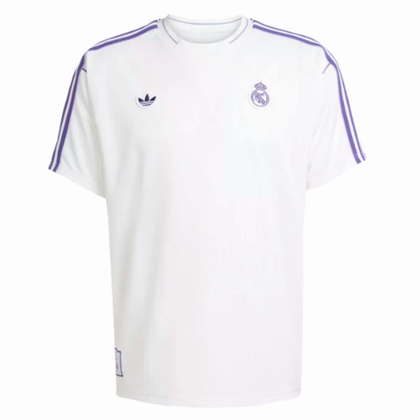adidas Real Madrid Icon Jersey 24/25 (White/Purple) Performance Driven Structure
