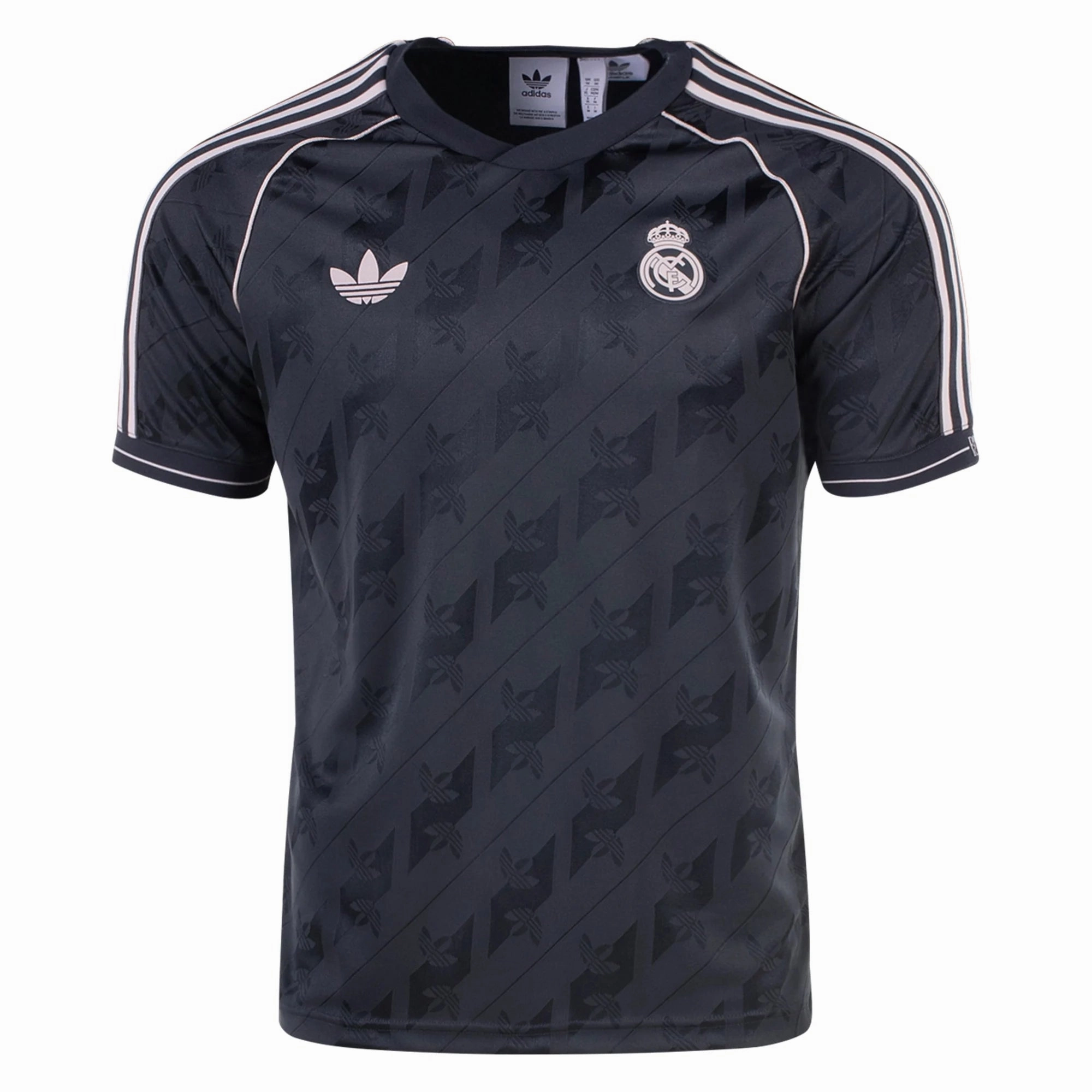 Durable Double Stitching Daily Active adidas Real Madrid OG Lifestyle Jersey 24/25 (Dark Grey)